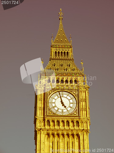 Image of Retro looking Big Ben