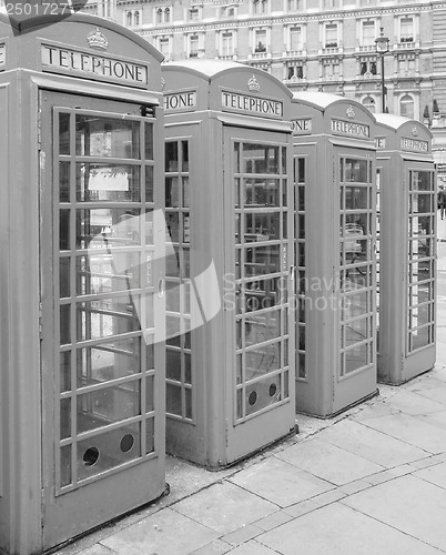 Image of London telephone box