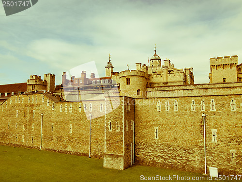 Image of Retro looking Tower of London