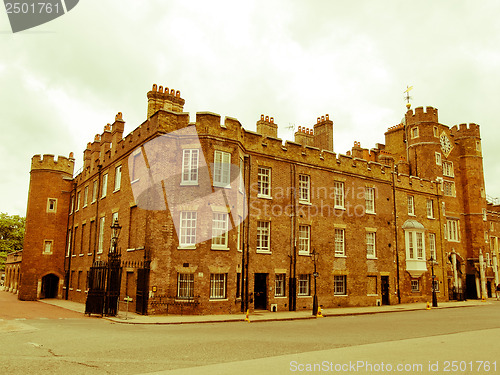 Image of Retro looking St James Palace