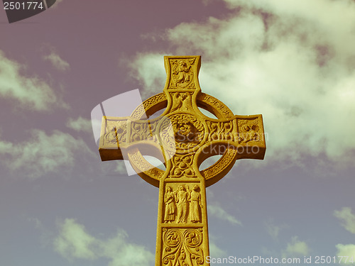 Image of Retro look Glasgow cemetery