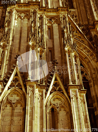 Image of Retro looking Koeln Dom