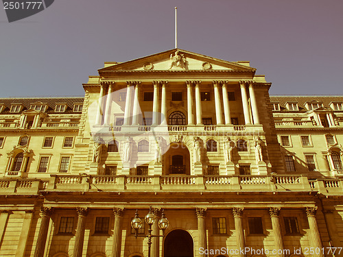 Image of Retro looking Bank of England