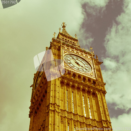 Image of Retro looking Big Ben