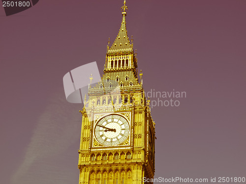 Image of Retro looking Big Ben