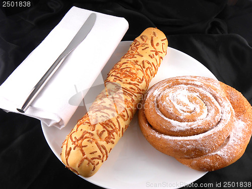 Image of Birthday sweet cupcake with knife