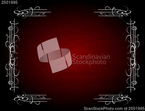 Image of Vintage seamless background with abstract frame. Retro design. Can be used as a card