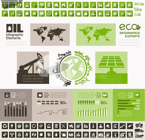 Image of Oil Industry Infographic Template