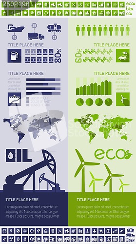 Image of Oil Industry Infographic Template