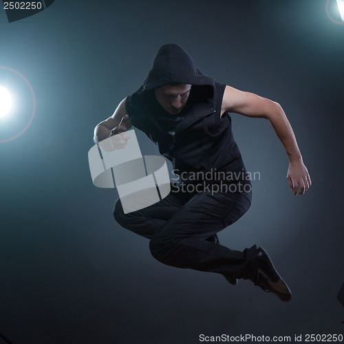 Image of jumping dancer
