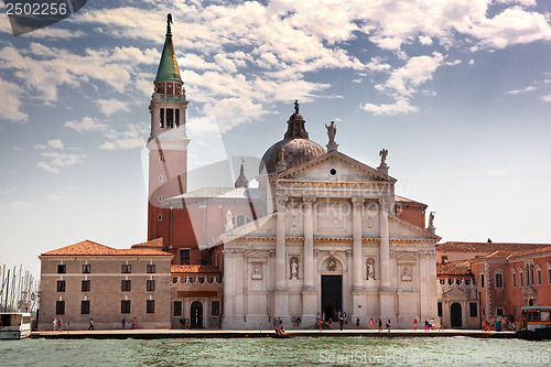 Image of San Giorgio Maggiore church on Grand Canal in Venice