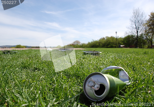 Image of Trash in the Frogner Park