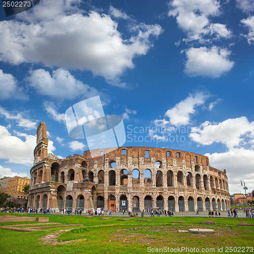 Image of Colosseum in Rome, Italy