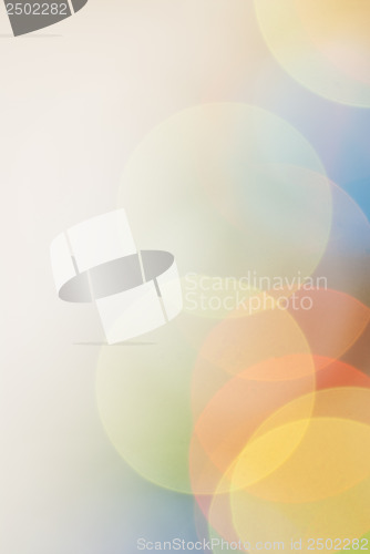 Image of Color lights blur background with natural bokeh