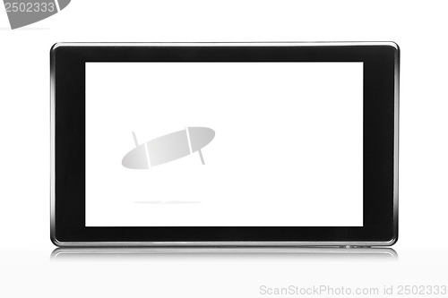 Image of 7 inch tablet pc isolated on white
