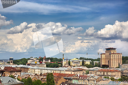 Image of Kiev summer center cityscape