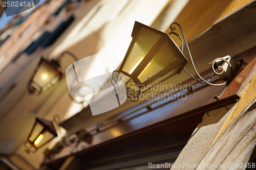 Image of Streetlight in Venice, Italy