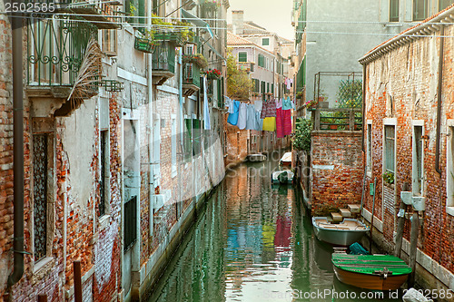 Image of Canal in Venice, Italy