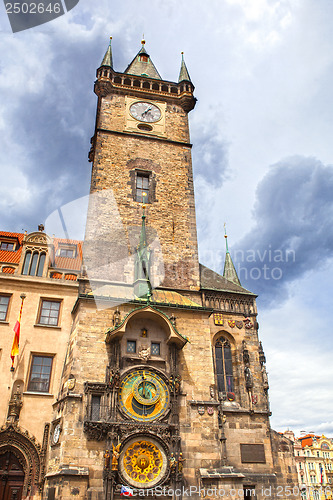 Image of Tower with Astronomical Clock in Prague