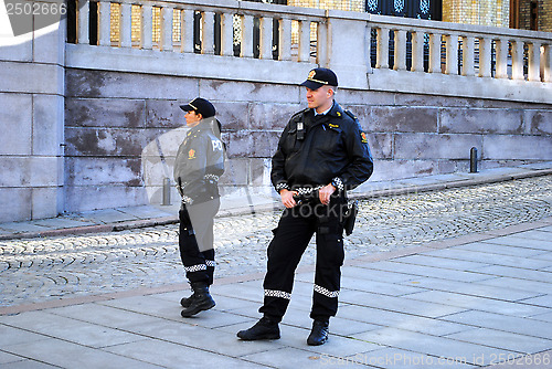Image of Norwegian cops