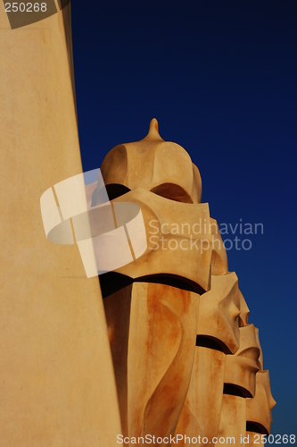 Image of Casa Mila Gaudi Barcelona