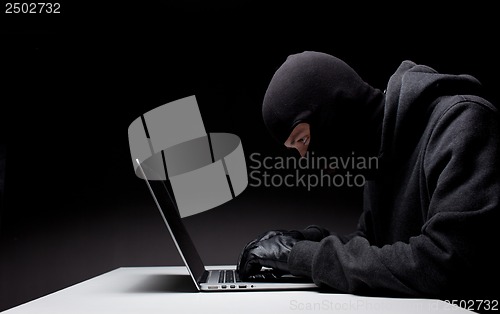 Image of Computer hacker in a balaclava