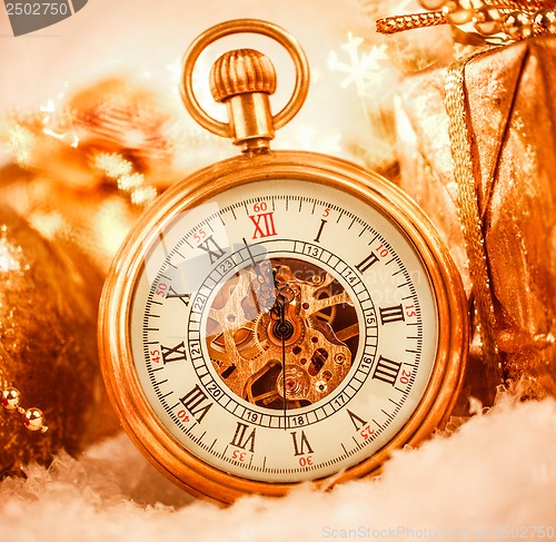 Image of Christmas pocket watch