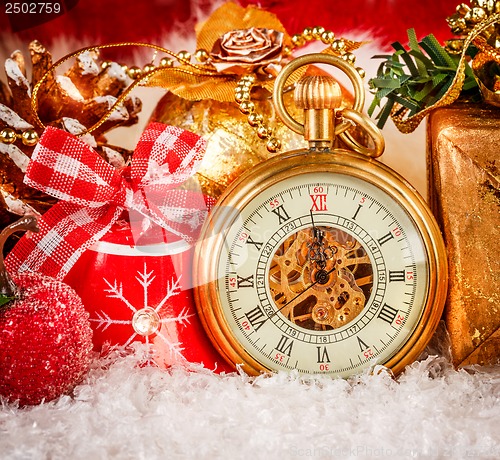 Image of Christmas pocket watch