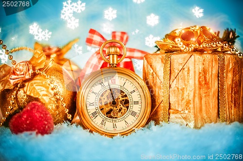 Image of Christmas pocket watch