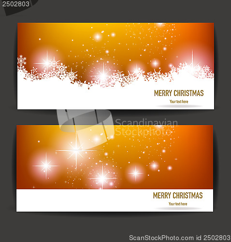 Image of Elegant Christmas banners