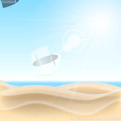 Image of Sand beach background.