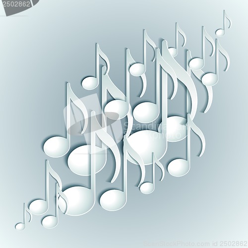 Image of Music note background design.