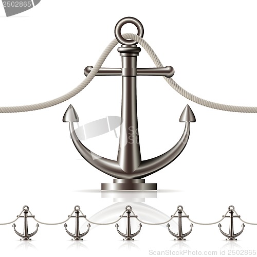 Image of Seamless fence featuring an anchor