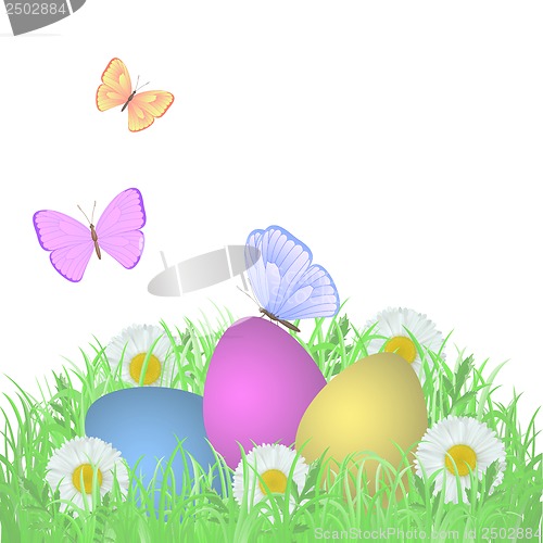 Image of easter eggs
