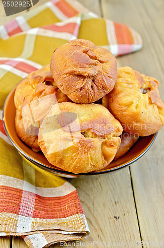 Image of Patties fried on the board with a cloth