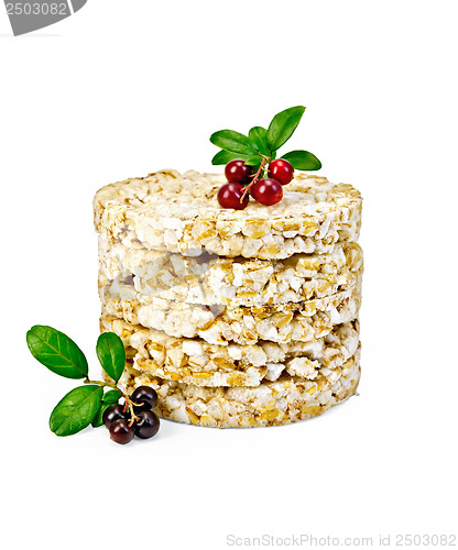 Image of Crispbread with lingonberries