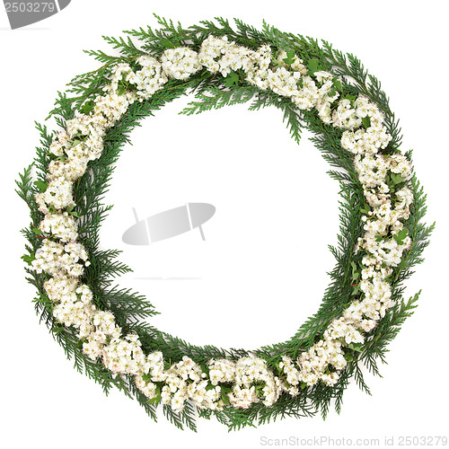 Image of Hawthorn Blossom Wreath