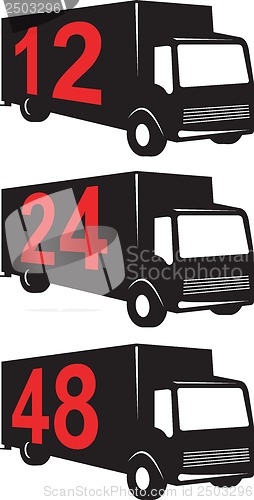Image of Delivery Truck Retro