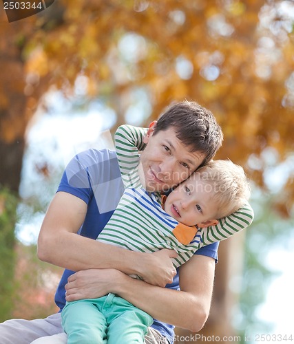 Image of family at fall