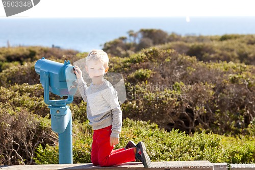 Image of boy at vacation