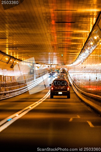 Image of Tunnel traffic in New York