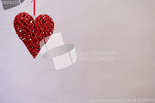 Image of Hand made red heart