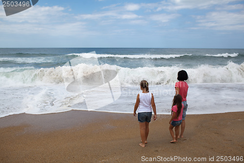 Image of Family on the beach