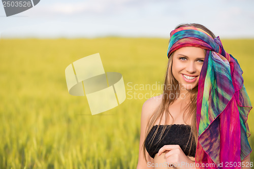 Image of Smiling young woman