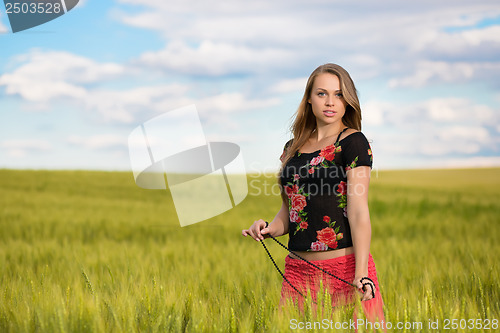 Image of Seductive young woman