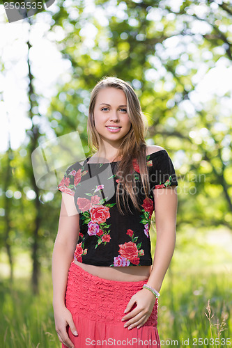 Image of Lovely smiling woman