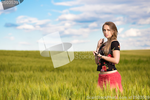 Image of Alluring young lady