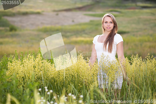 Image of Sweet blond woman