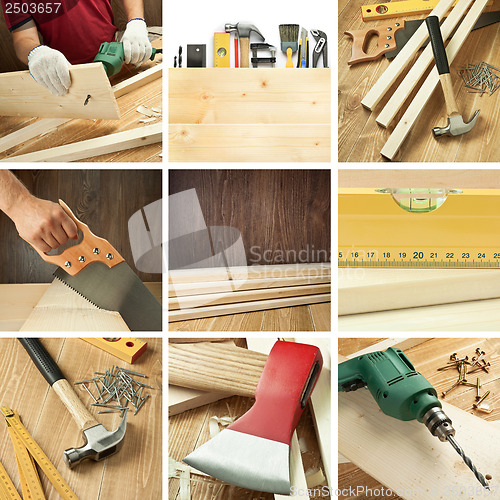 Image of Woodwork collage