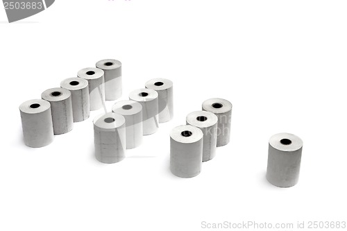 Image of Groups of paper rolls